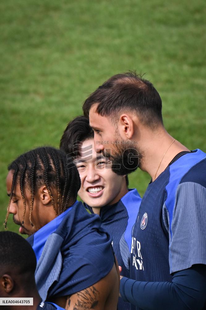Ligue 1 PSG training before facing ANGERS SCO - FA