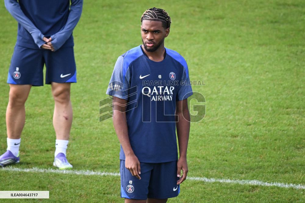 Ligue 1 PSG training before facing ANGERS SCO - FA