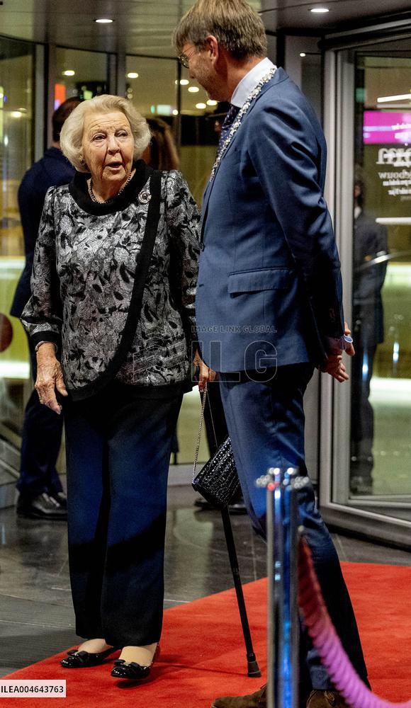 Princess Beatrix at EU Youth Orchestra Concert - Amsterdam
