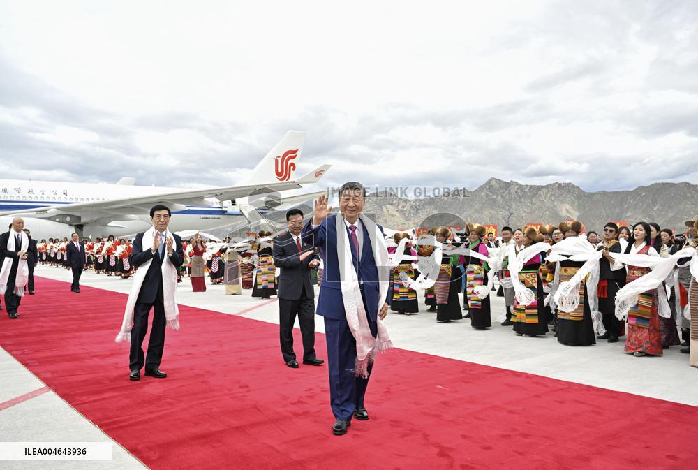 Chinese President Xi Jinping Visits Lhasa - China
