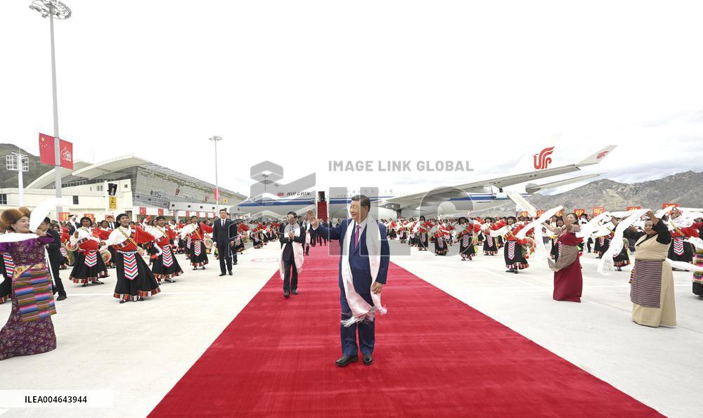 Chinese President Xi Jinping Visits Lhasa - China