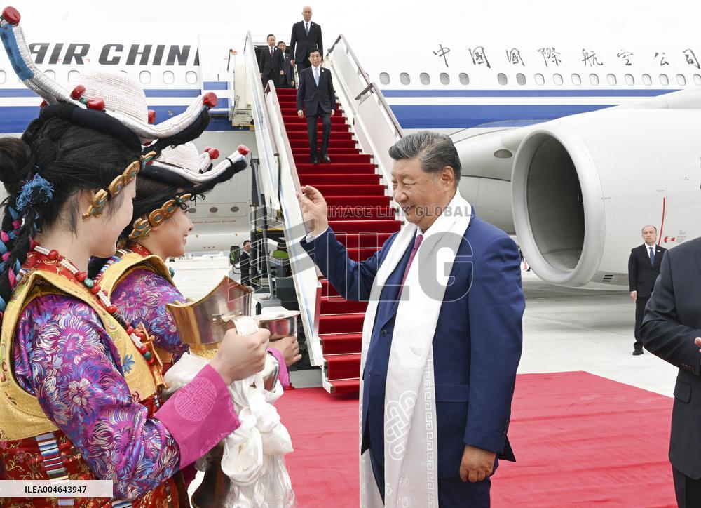 Chinese President Xi Jinping Visits Lhasa - China