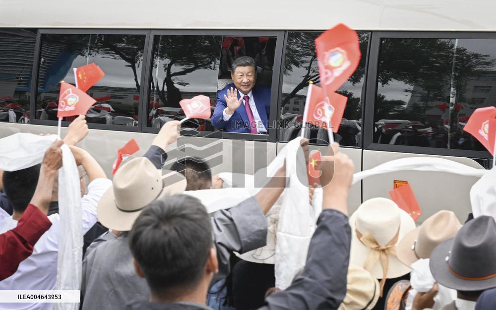 Chinese President Xi Jinping Visits Lhasa - China