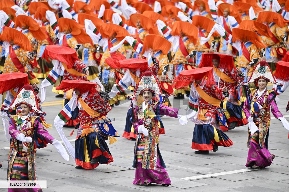 Xizang Autonomous Region's 60th Founding Anniversary - China