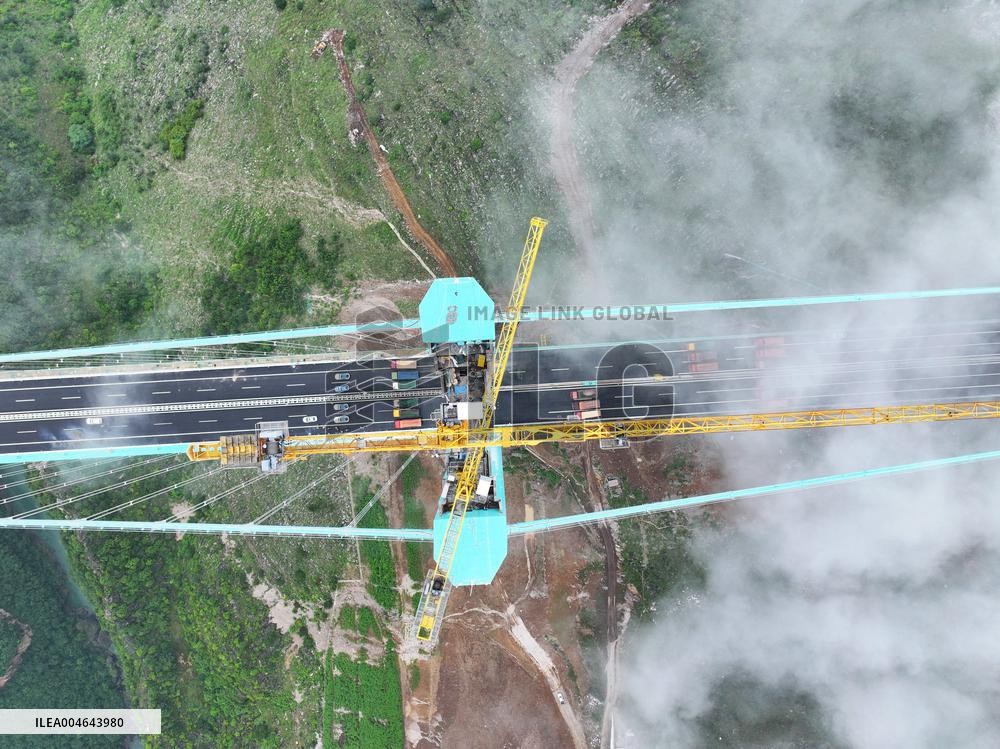 Load Testing on The Huajiang Grand Canyon Bridge - China