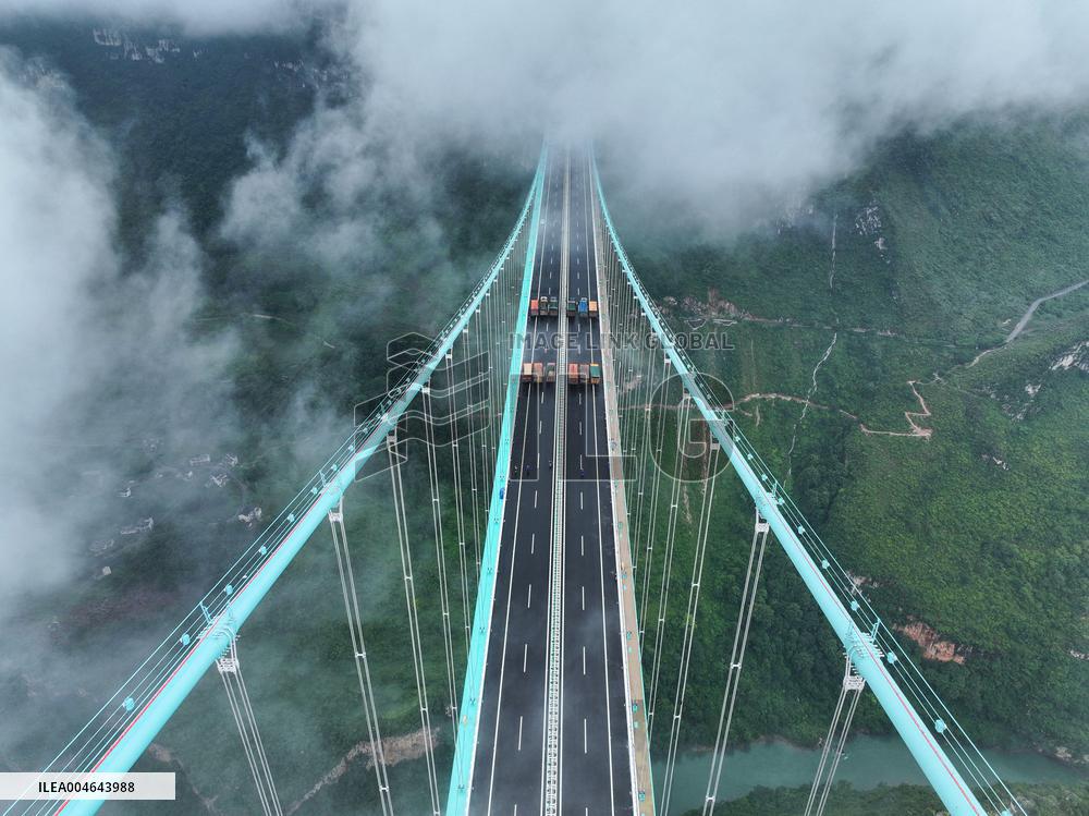 Load Testing on The Huajiang Grand Canyon Bridge - China