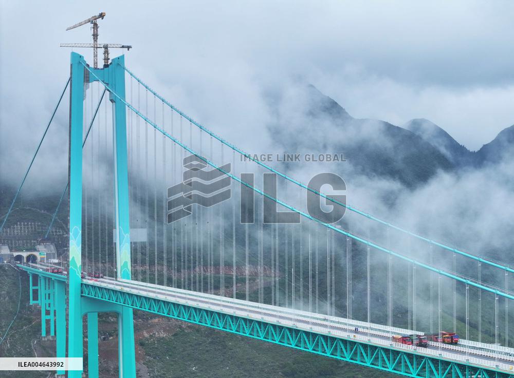 Load Testing on The Huajiang Grand Canyon Bridge - China