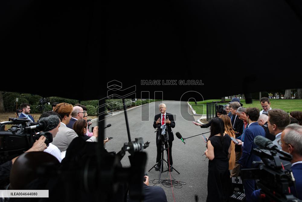 DC: White House Senior Counselor Peter Navarro Speaks to Reporters
