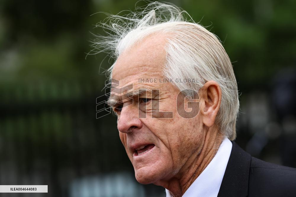 DC: White House Senior Counselor Peter Navarro Speaks to Reporters