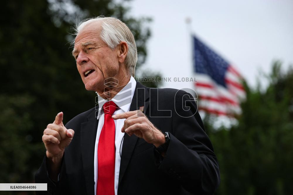 DC: White House Senior Counselor Peter Navarro Speaks to Reporters