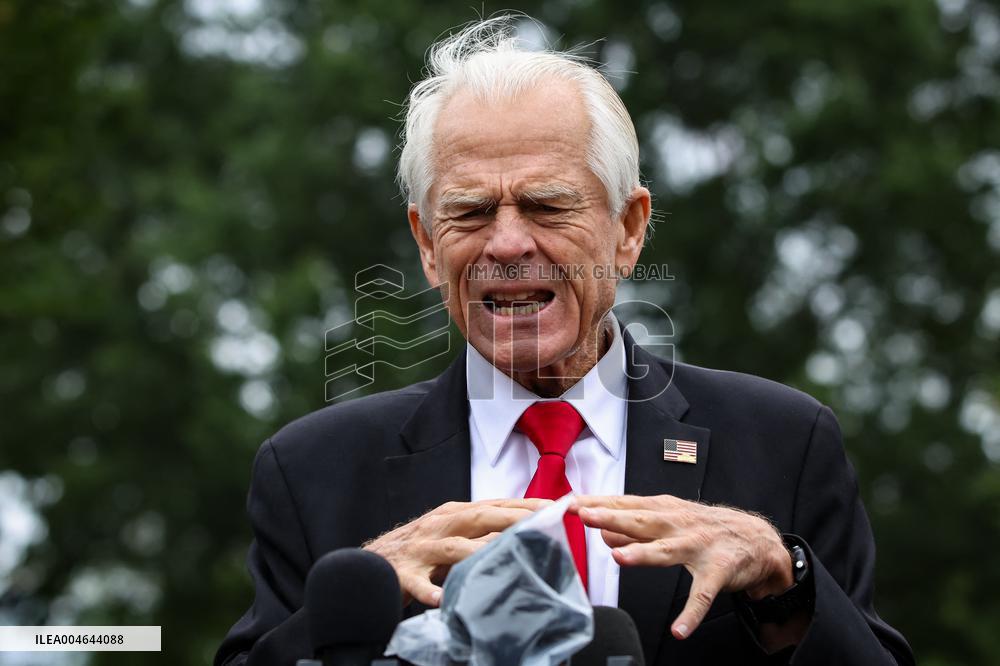 DC: White House Senior Counselor Peter Navarro Speaks to Reporters
