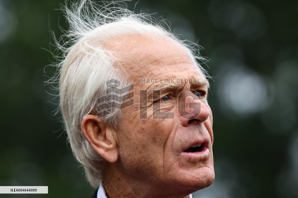 DC: White House Senior Counselor Peter Navarro Speaks to Reporters