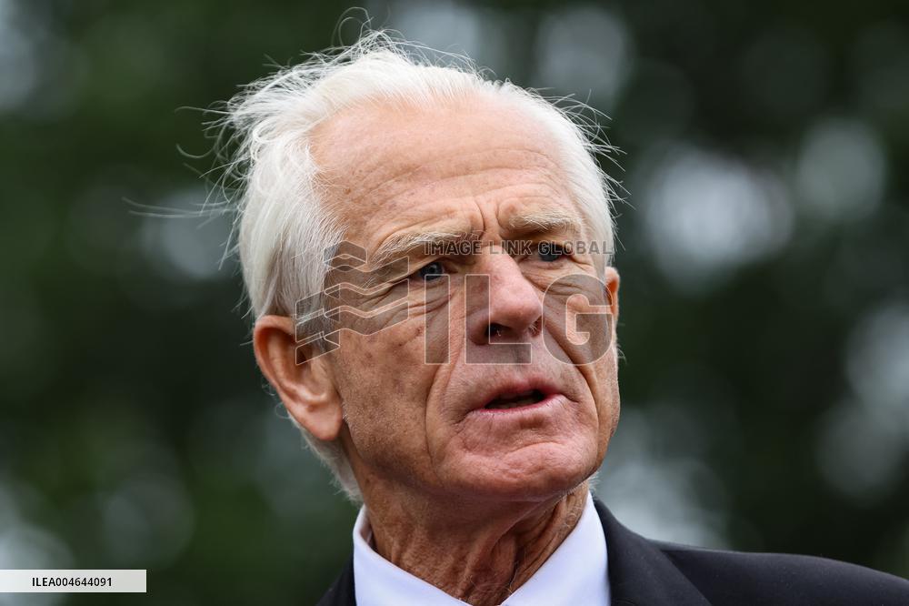 DC: White House Senior Counselor Peter Navarro Speaks to Reporters