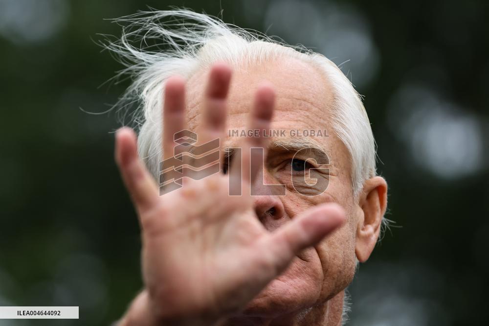 DC: White House Senior Counselor Peter Navarro Speaks to Reporters