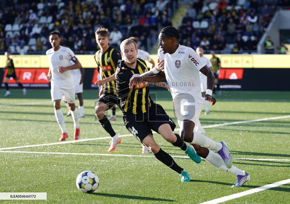 SWEDEN SOCCER CONFERENCE LEAGUE PLAY-OFF HACKEN-CLUJ
