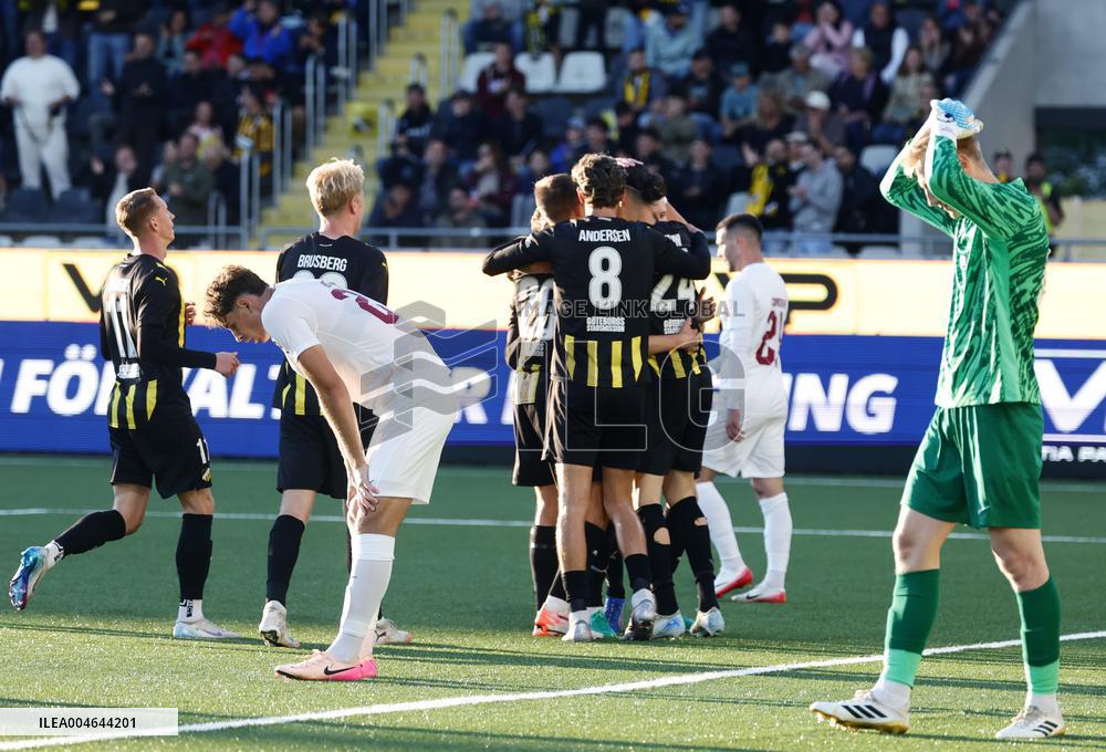 SWEDEN SOCCER CONFERENCE LEAGUE PLAY-OFF HACKEN-CLUJ