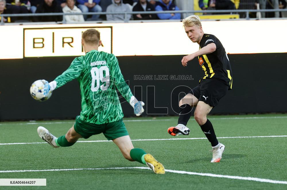 SWEDEN SOCCER CONFERENCE LEAGUE PLAY-OFF HACKEN-CLUJ