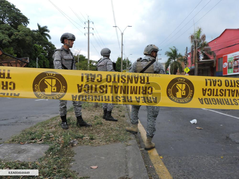 Airbase in Cali Bomb Explosion