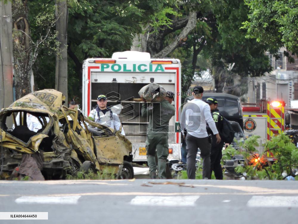 Airbase in Cali Bomb Explosion