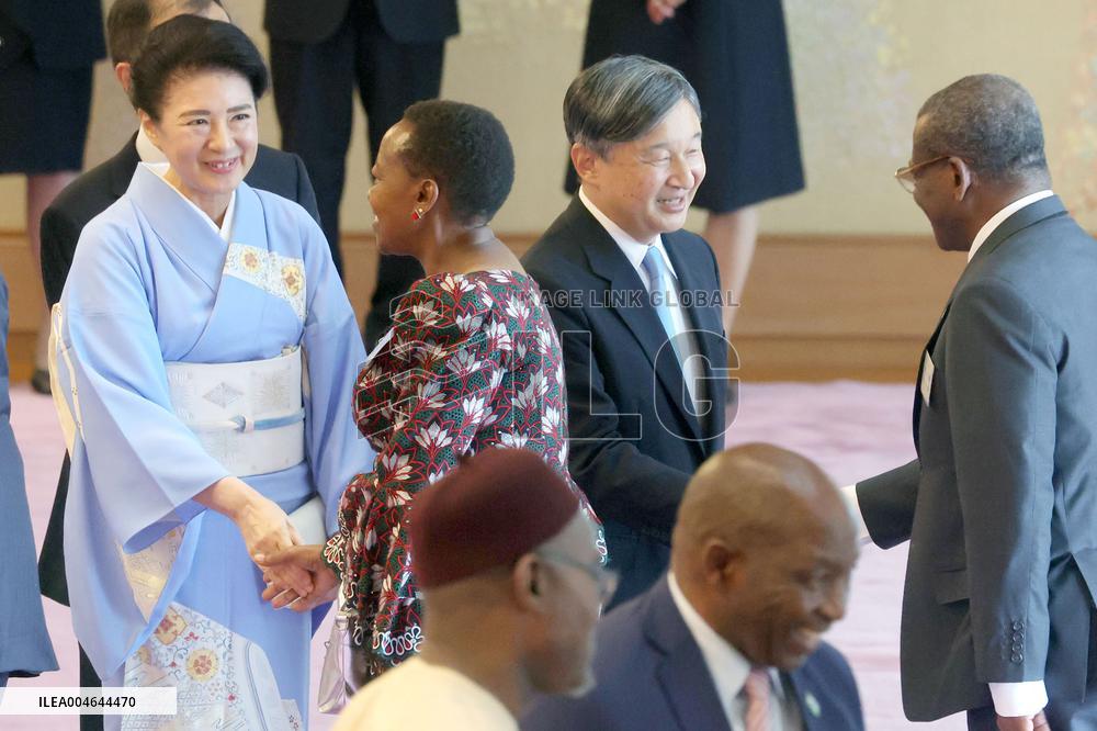 TICAD attendees invited to Imperial Palace