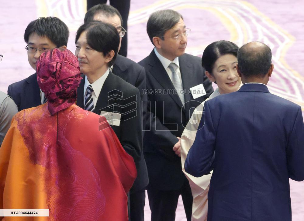 TICAD attendees invited to Imperial Palace