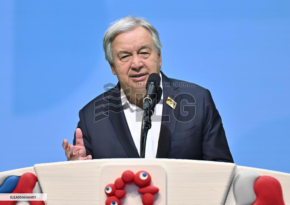 U.N. chief at Osaka expo