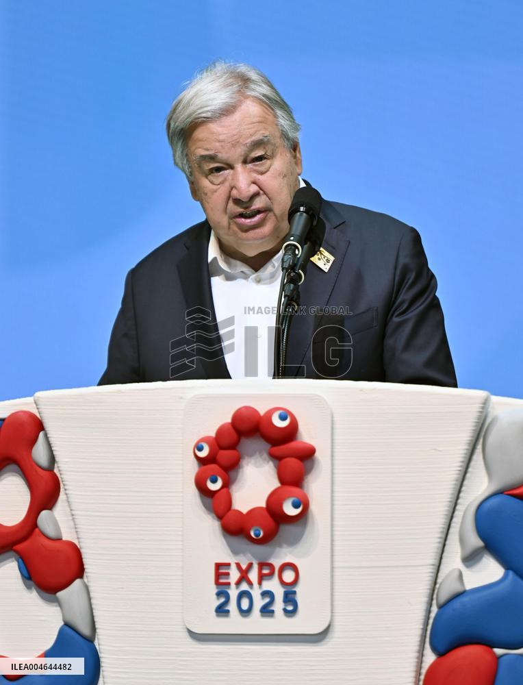 U.N. chief at Osaka expo
