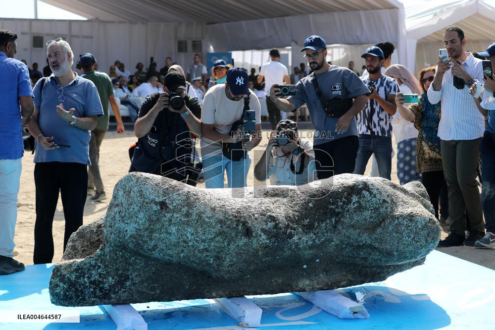 Archaeological Finds Retrieved from Mediterranean Sea in Alexandria - Egypt