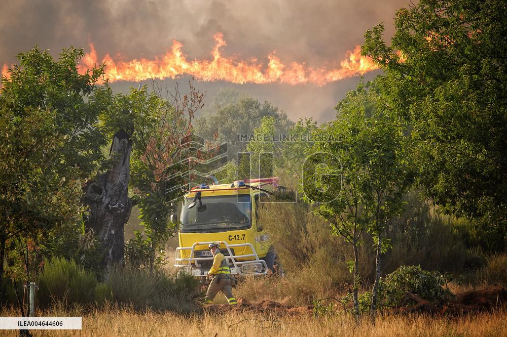 Four active fires, three stabilized and eight under control in Asturias