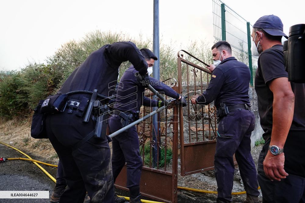 Four active fires, three stabilized and eight under control in Asturias