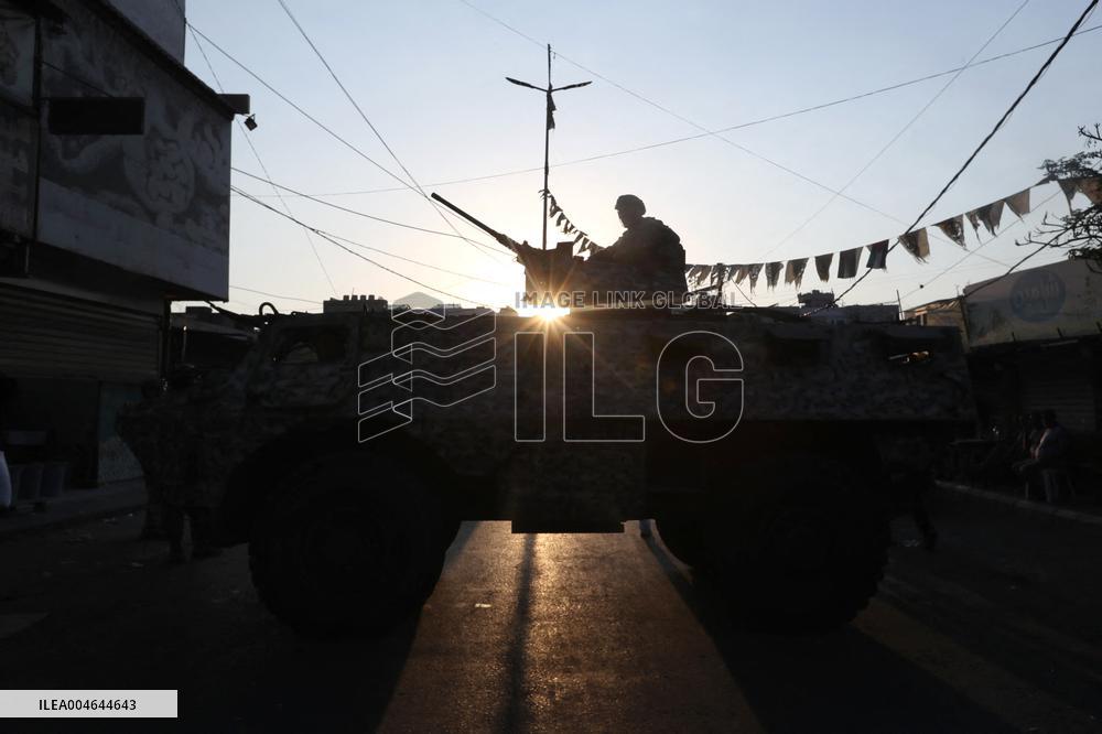 Weapons Handover at Burj Barajneh Camp in Beirut - Lebanon