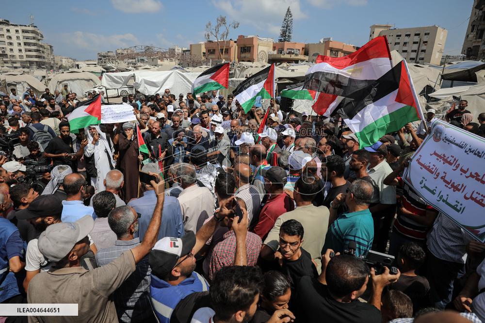 Gaza City Protests Erupt - Gaza