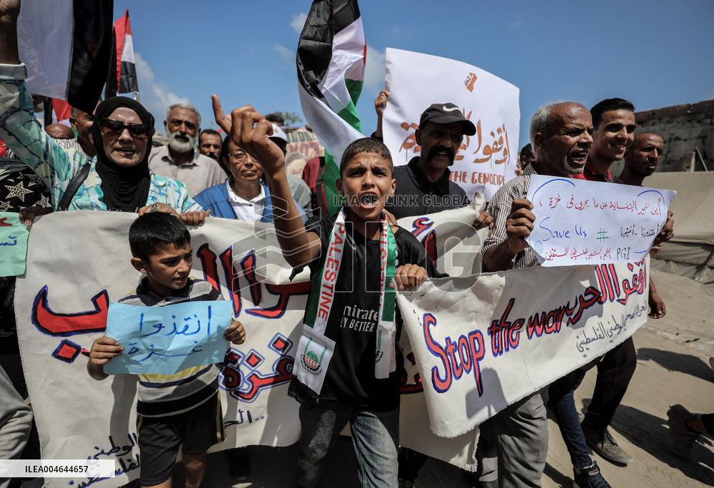 Gaza City Protests Erupt - Gaza