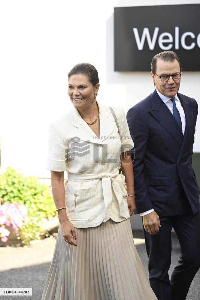 SWEDEN CROWN PRINCESS COUPLE GAMLEBY
