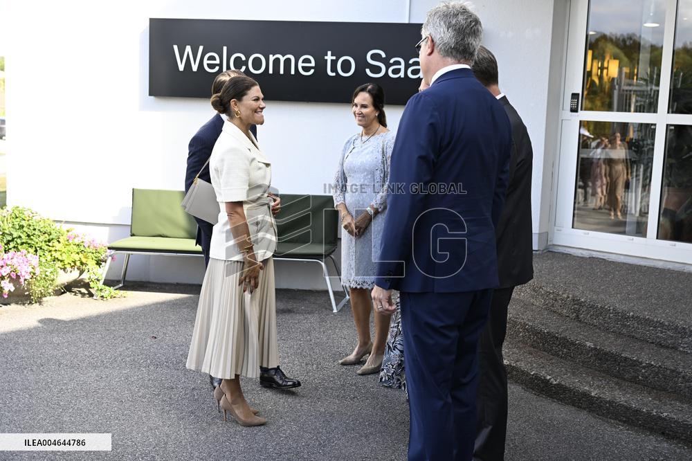 SWEDEN CROWN PRINCESS COUPLE GAMLEBY