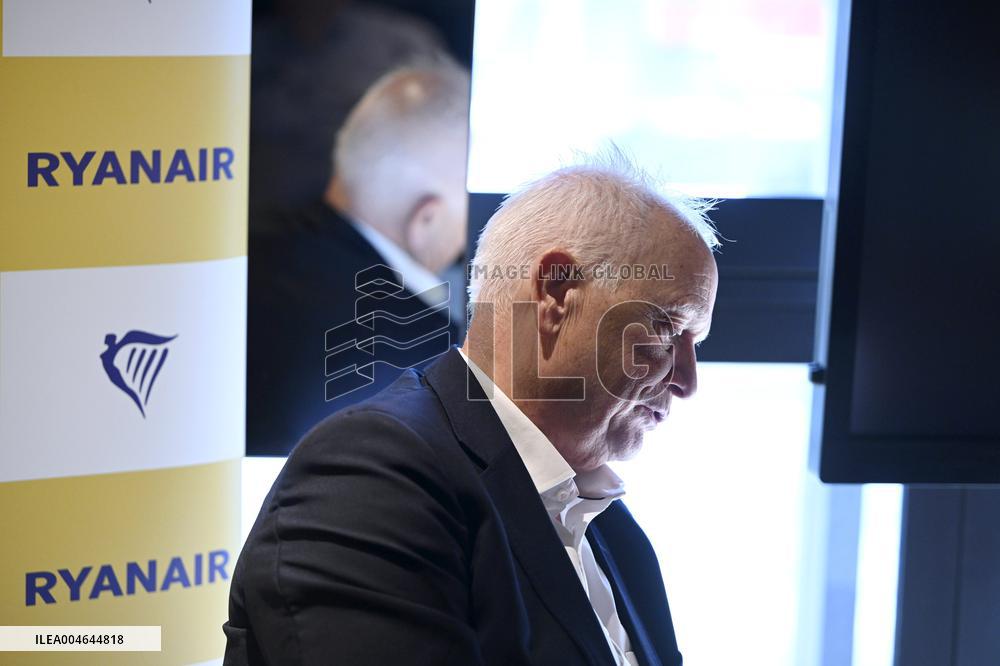 Ryanairin lehdistötilaisuus