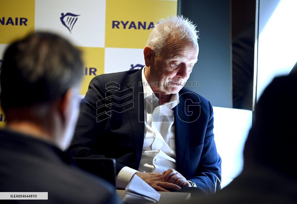 Ryanairin lehdistötilaisuus