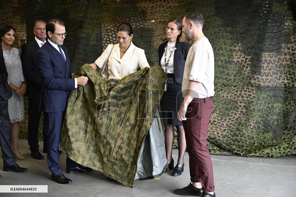 SWEDEN CROWN PRINCESS COUPLE GAMLEBY