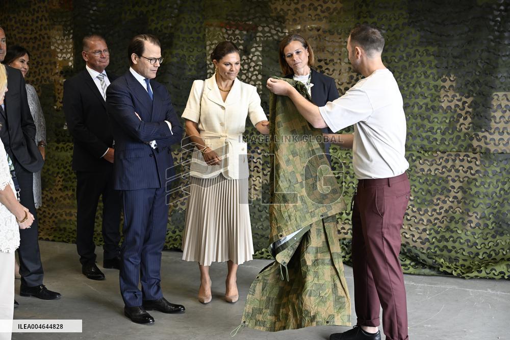 SWEDEN CROWN PRINCESS COUPLE GAMLEBY