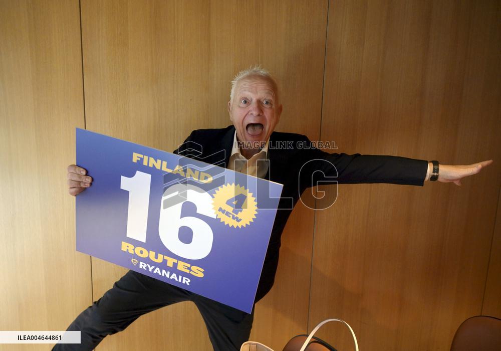 Ryanairin lehdistötilaisuus