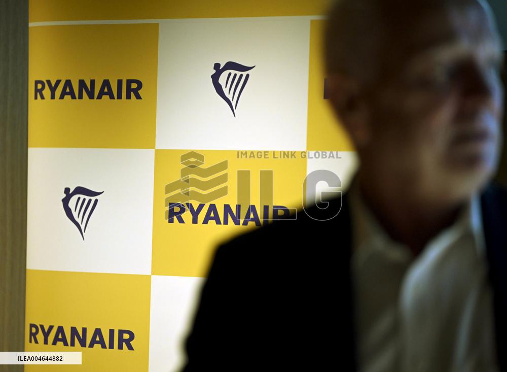 Ryanairin lehdistötilaisuus