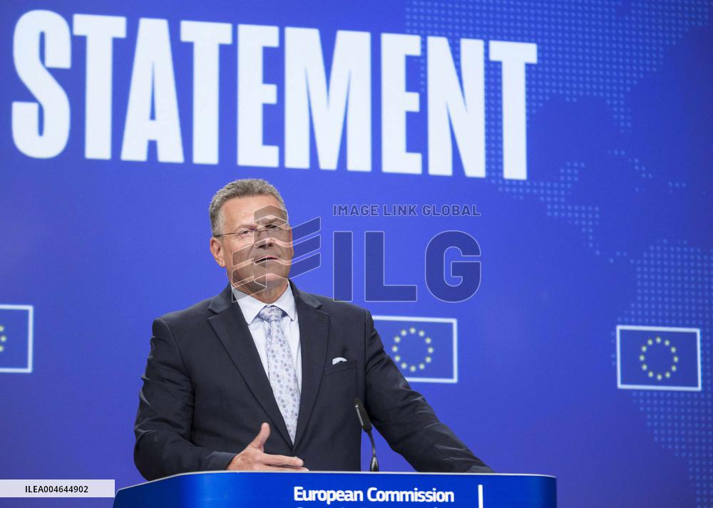 EU And US Publish Joint Statement On Transatlantic Trade And Investment - Brussels