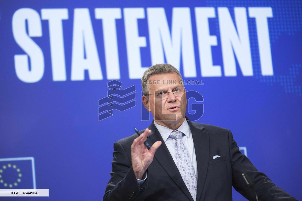 EU And US Publish Joint Statement On Transatlantic Trade And Investment - Brussels