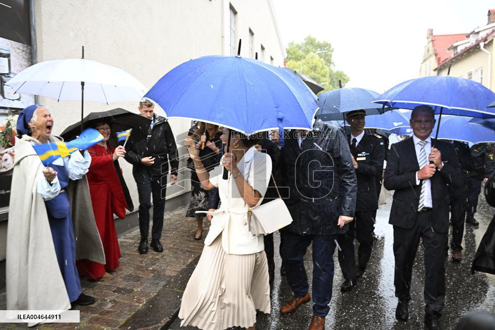 SWEDEN CROWN PRINCESS COUPLE GAMLEBY