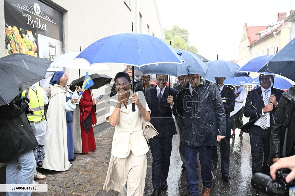 SWEDEN CROWN PRINCESS COUPLE GAMLEBY