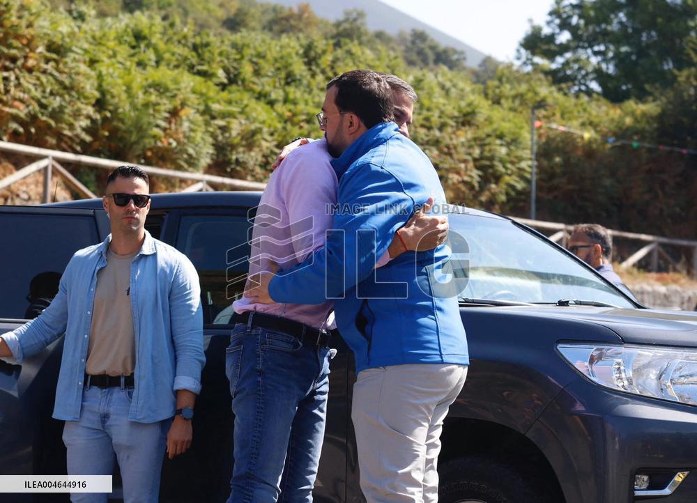 Sanchez Visits Areas Affected by Fires - Spain