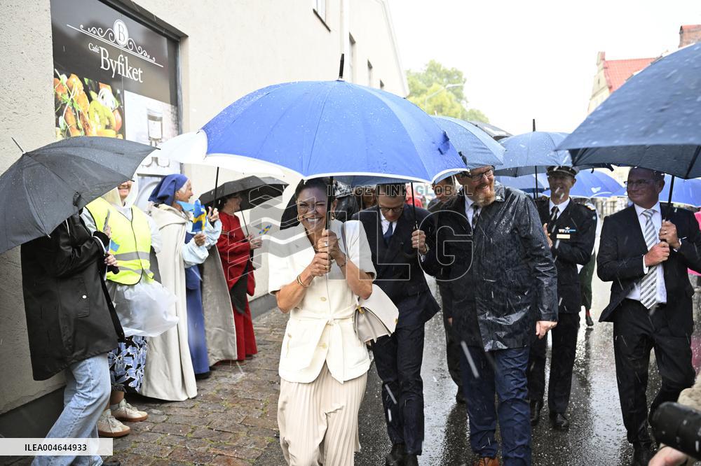 SWEDEN CROWN PRINCESS COUPLE GAMLEBY