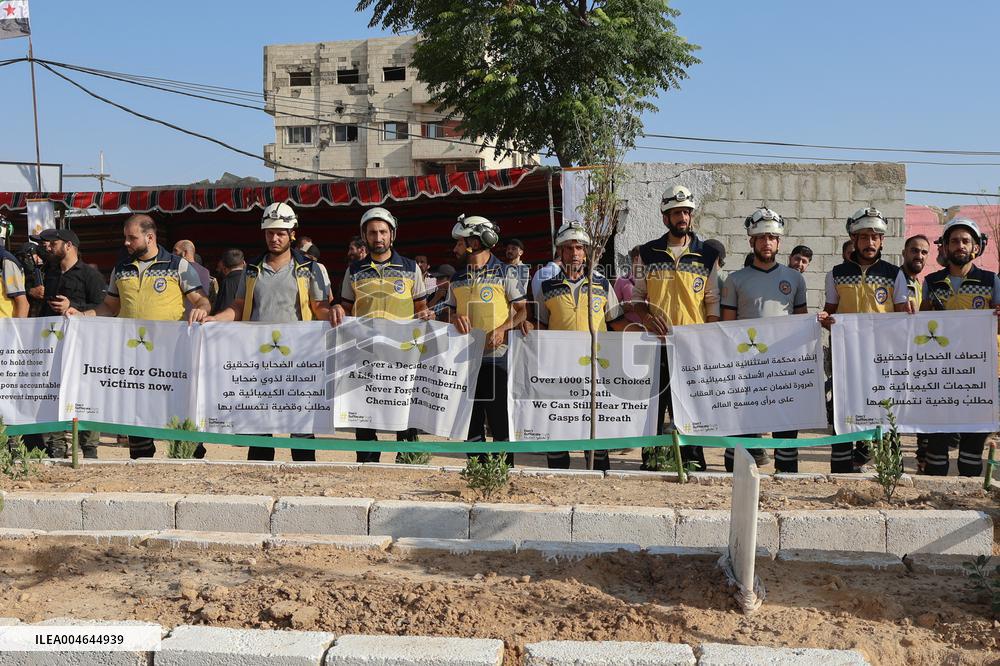 Commemorating the Victims of The Chemical Massacre in Ghouta - Damascus