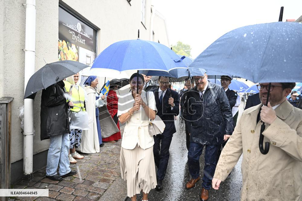 SWEDEN CROWN PRINCESS COUPLE GAMLEBY