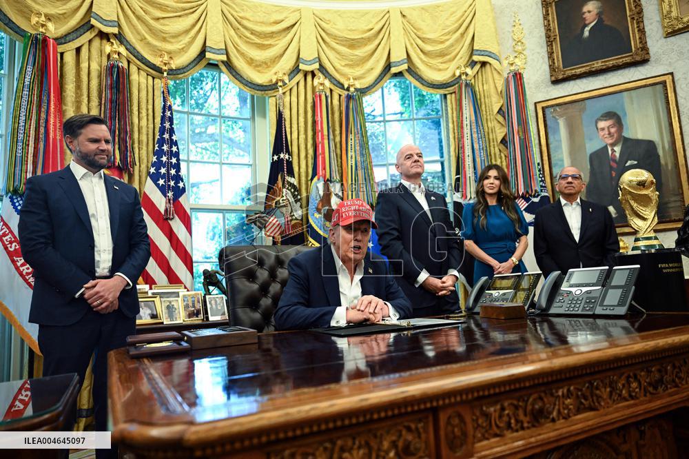 President Donald Trump Announces 2026 World Cup Draw